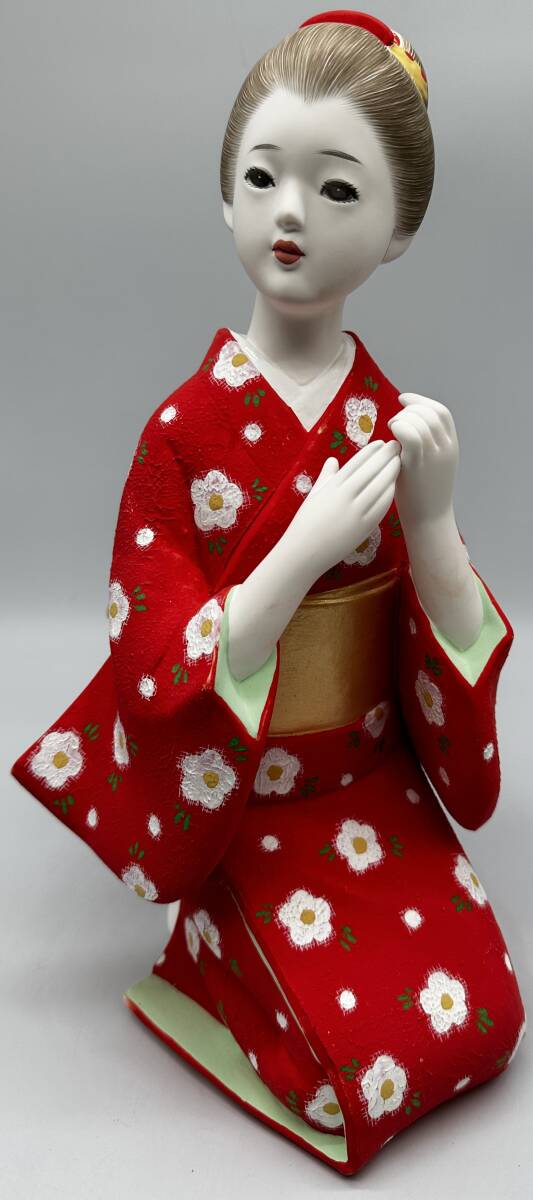 y3379TT 【1円スタート】 博多人形？ 日本伝統工芸品 日本人形 陶器