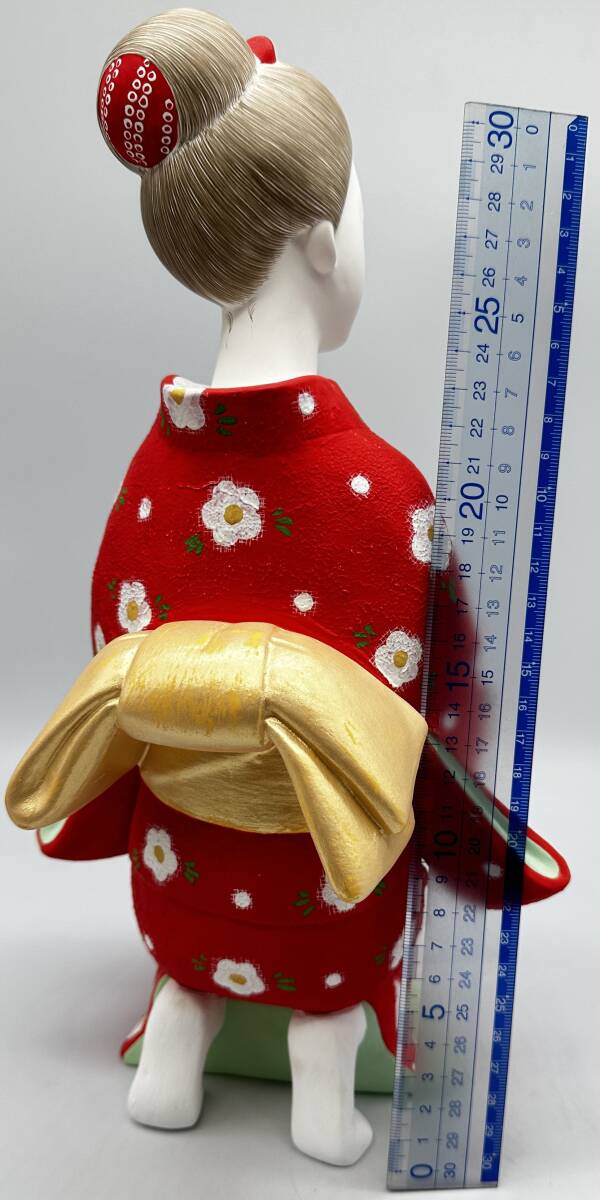 y3379TT 【1円スタート】 博多人形？ 日本伝統工芸品 日本人形 陶器