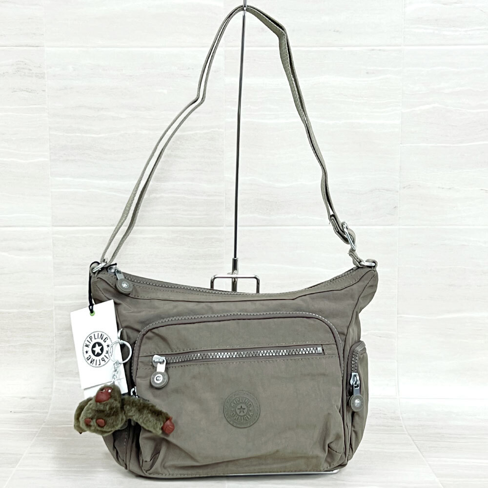 SB41 展示処分品 kipling/キプリング ショルダーバッグ KI2531 77W トゥルーベージュ Gabbie S(キプリング ...