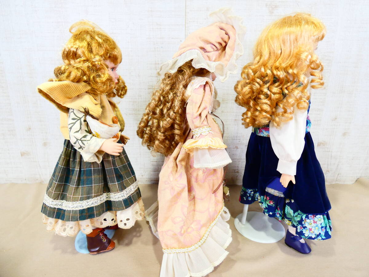 ◎ジャンク 女の子人形 ビスクドール/ポーセリンドール 7体セット