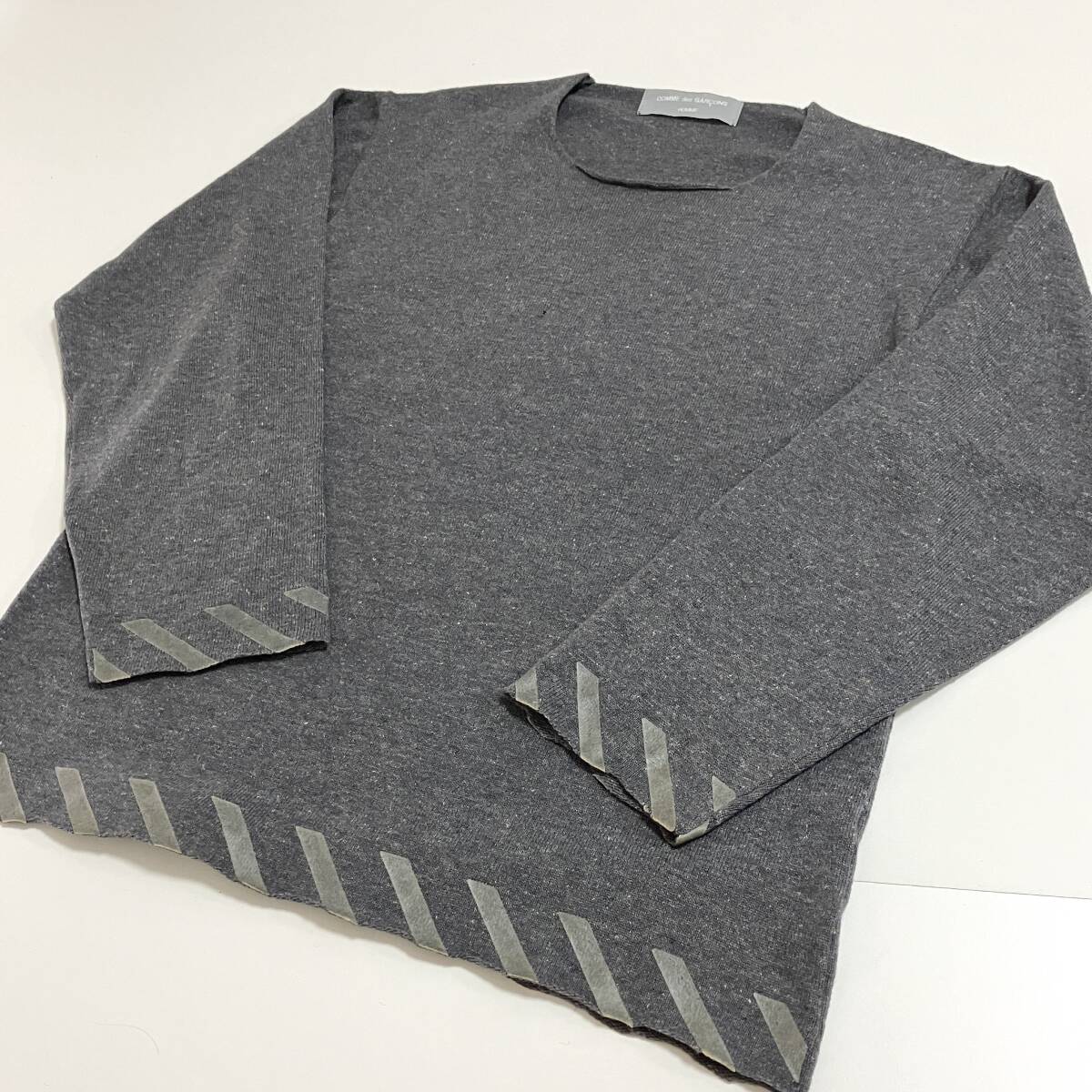 AD1999 田中オム COMME des GARCONS HOMME レーヨン混 裾ラバー 薄手