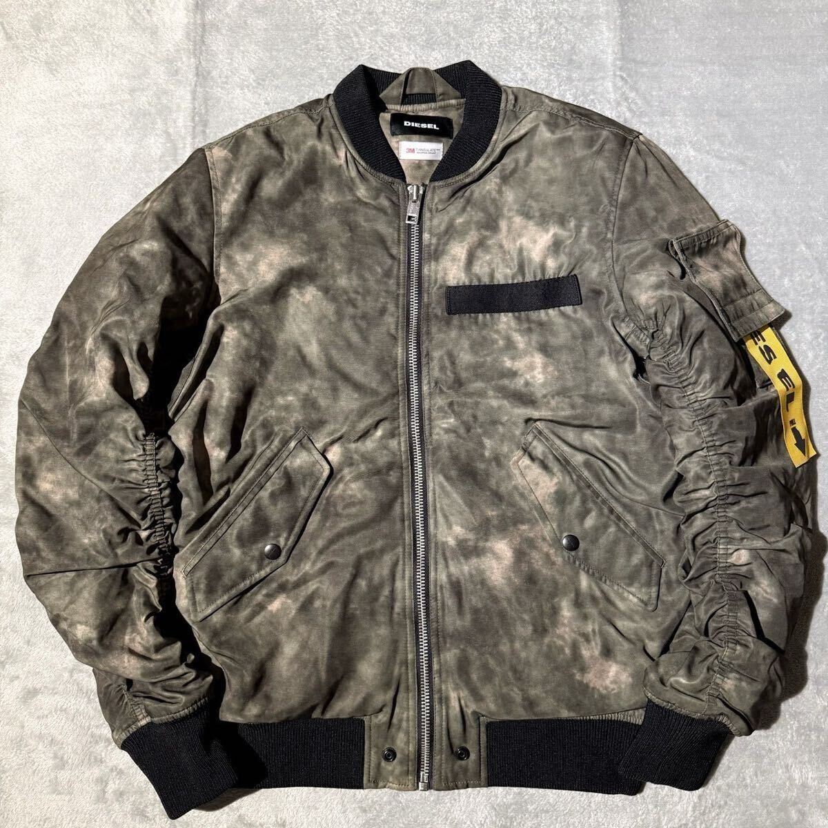 未使用級!L位☆DIESEL ディーゼル ブルゾン フライト ジャケット MA-1
