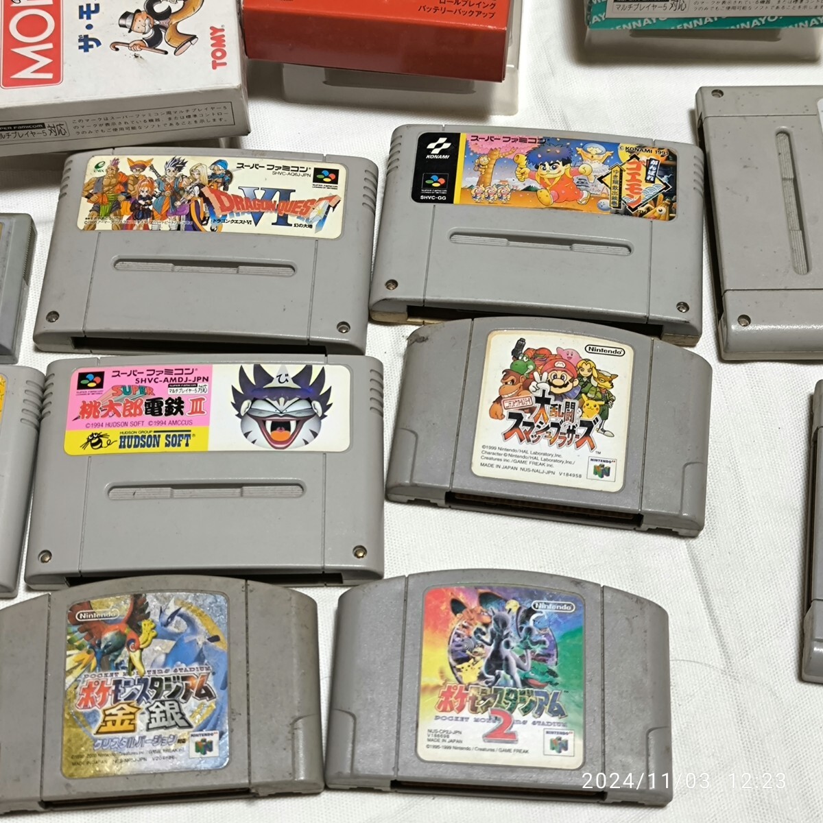 ファミコン スーパーファミコン ニンテンドー64 カセット ソフト22本