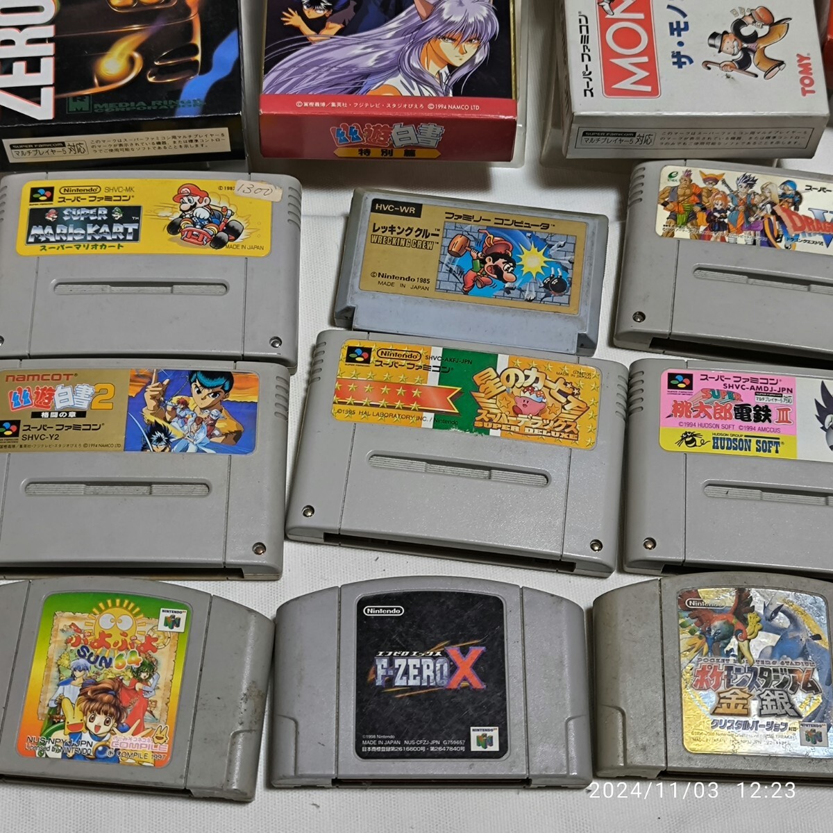 ファミコン スーパーファミコン ニンテンドー64 カセット ソフト22本 ファミコン スーパーファミコン ニンテンドー64 カセット ソフト22本