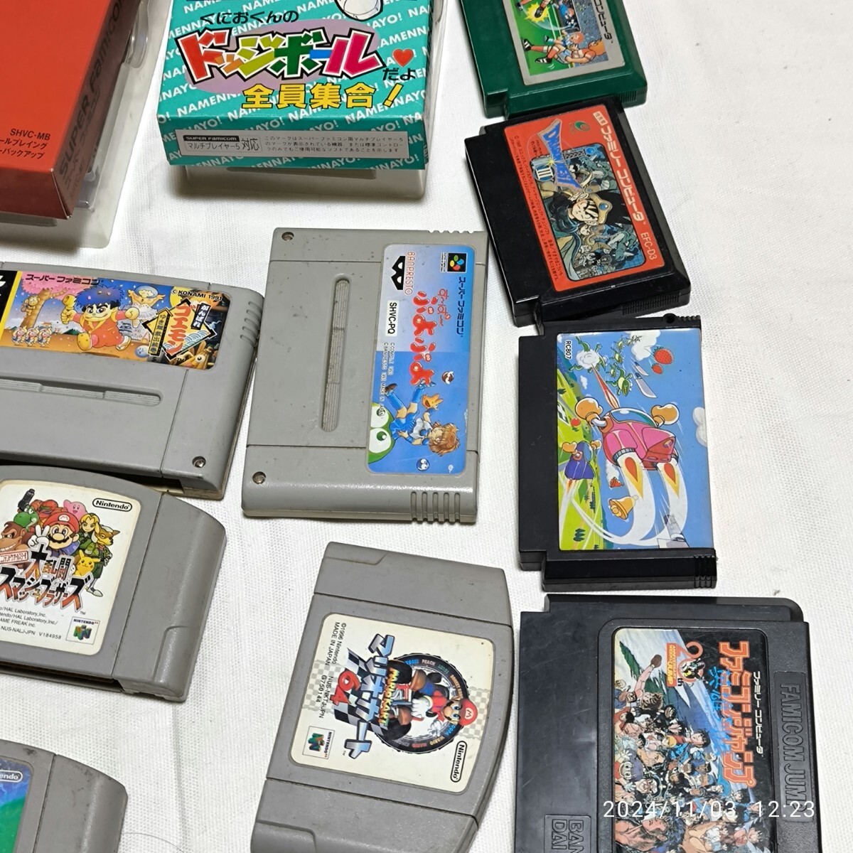 ファミコン、スーファミ、64、wii本体&ソフト　レトロゲームまとめ売り ファミコン スーパーファミコン ニンテンドー64 カセット ソフト22本