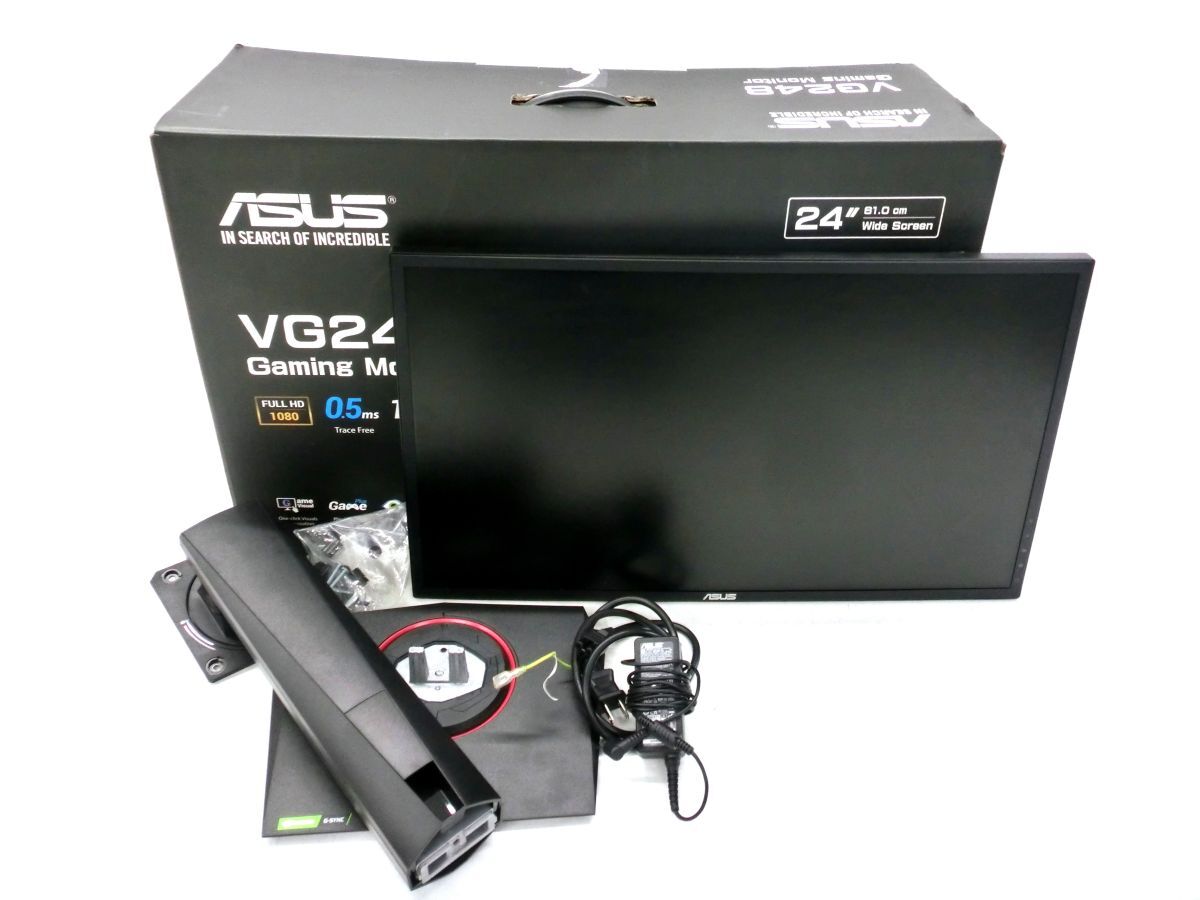 1000円スタート ゲーミングモニター ASUS VG248QG 24.5インチ 1080p