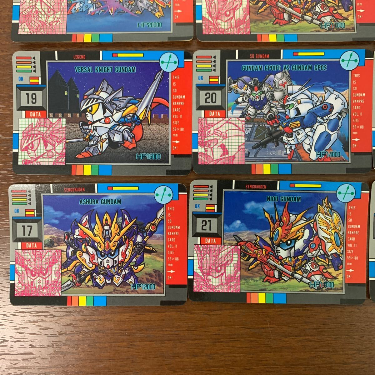 バンプレスト SDガンダム カード 聖機兵ガンレックス GP03ガンダム試作