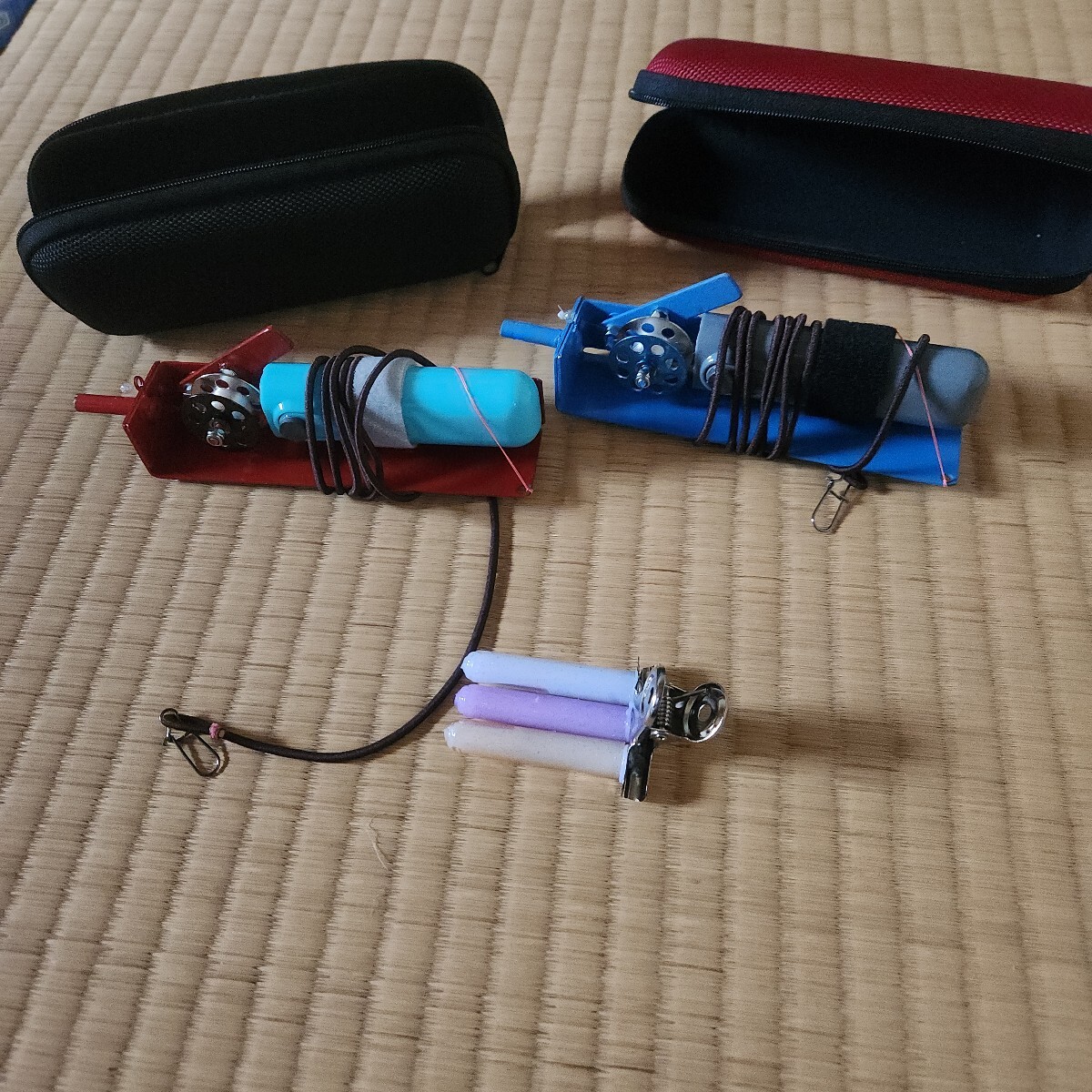ワカサギ 電動リール セットの通販 | 秘伝・ワカサギ電動リール（中古 