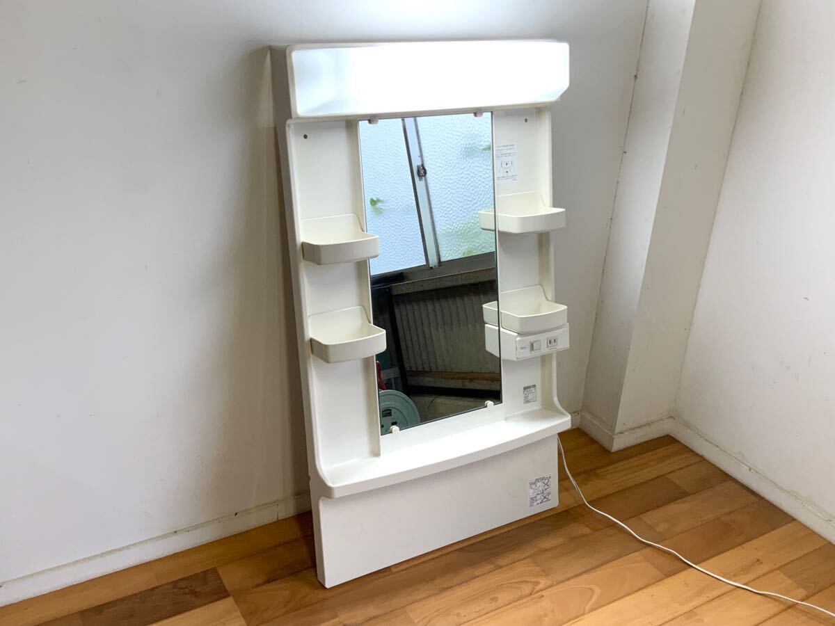 TOTO 化粧鏡 洗面化粧台 曇り止め機能 LEDライト付き 幅600×奥行180×高 