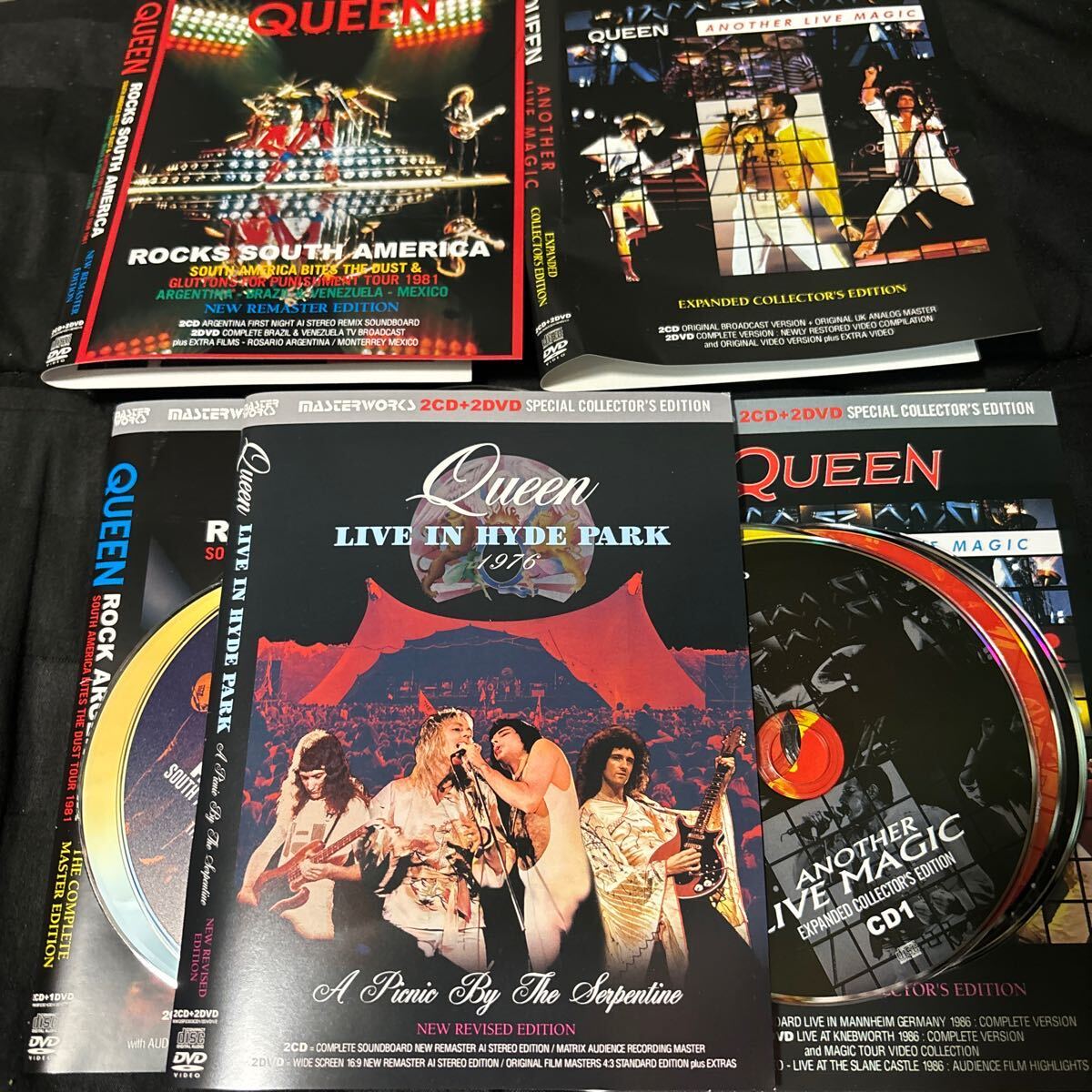 クィーン 5種20枚CD&DVD セット ライブマジック アルゼンチン サウス