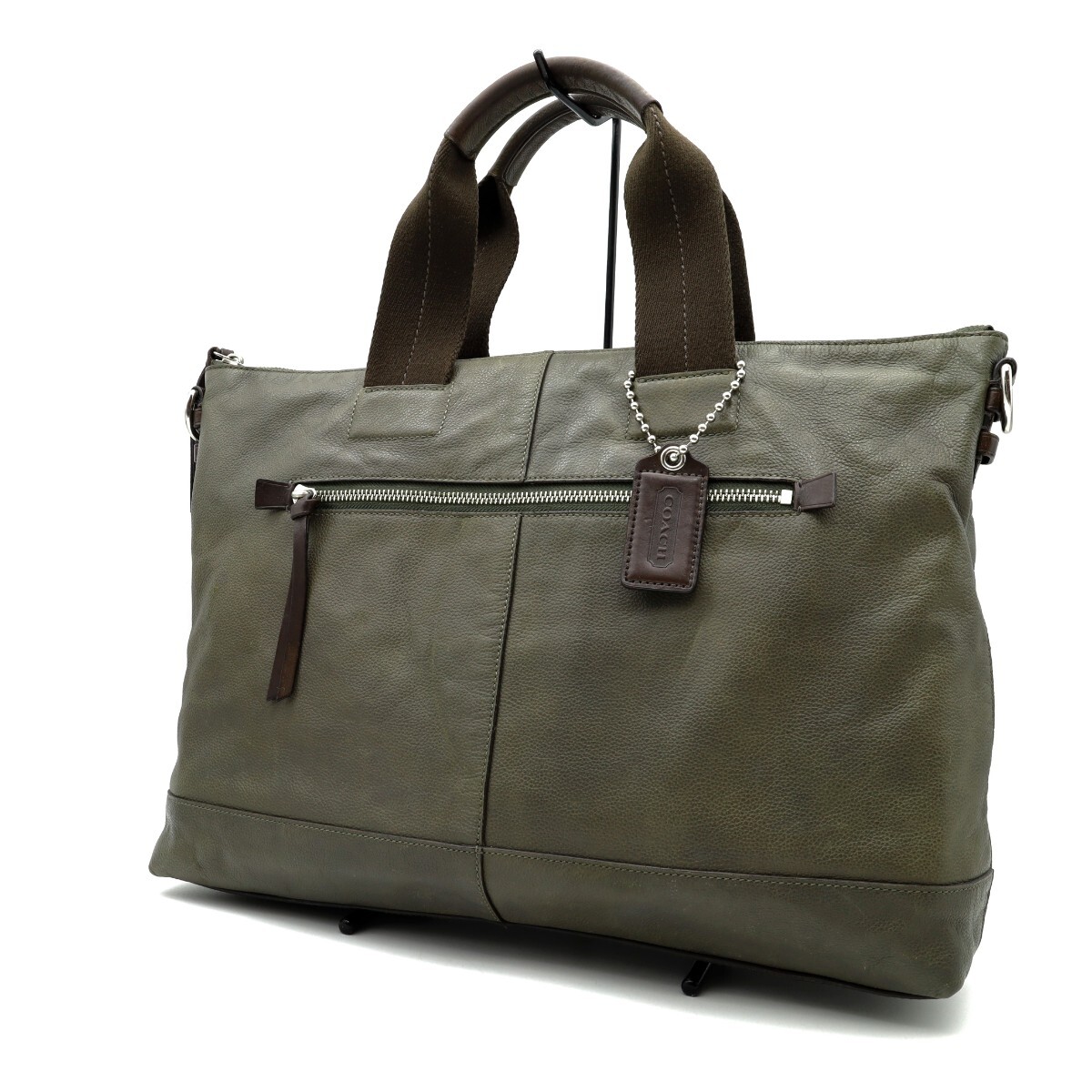 送料無料 COACH コーチ メンズ ブリーフケース ビジネスバッグ 