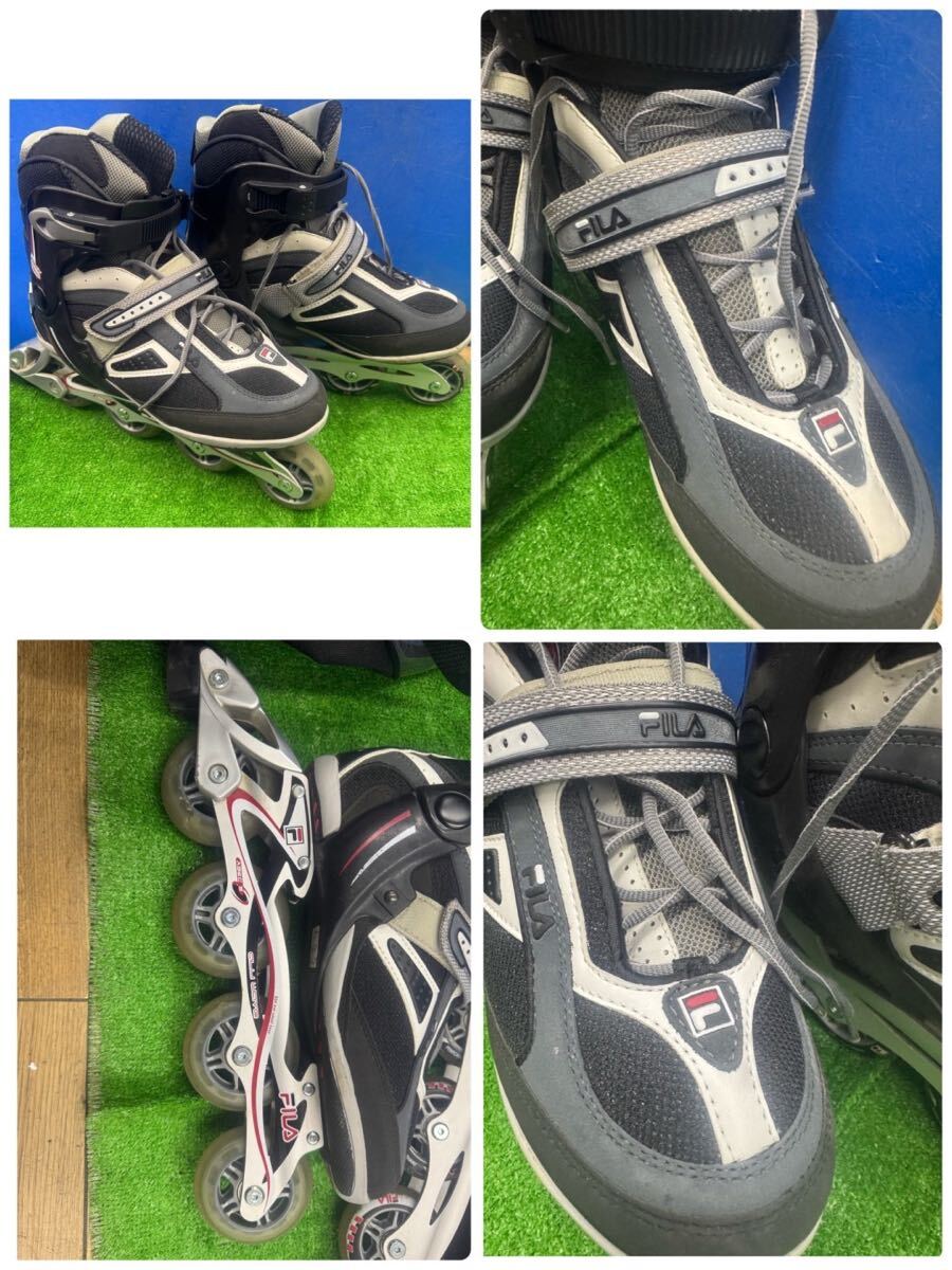 ○E9518 FILA フィラ　インラインスケート　26cm○_3