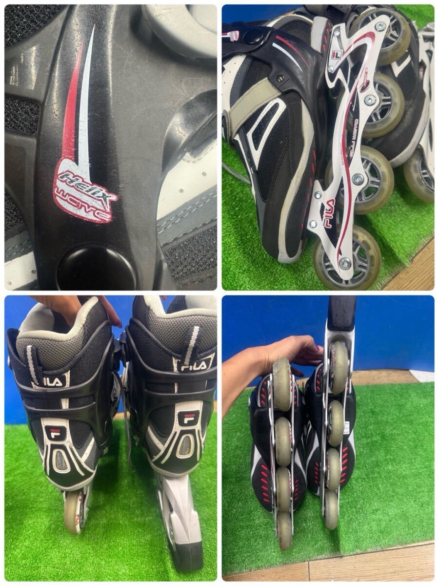 ○E9518 FILA フィラ　インラインスケート　26cm○_4