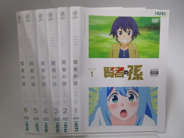 レンタル落ち】DVD アニメ 賢者の孫 全6巻 小林裕介 小松昌平 本泉莉奈