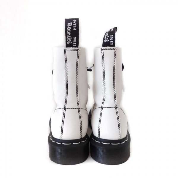 ドクターマーチン Dr.Martens ショートブーツ 37 EU - レザー 白 