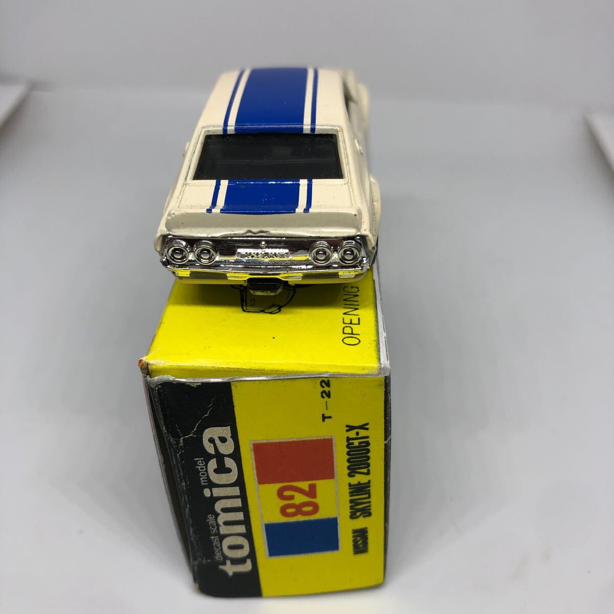 【当時物・日本製】トミカ No.82日産スカイライン 2000GT-X ケンメリ トミカ 日本製 黒箱 82 ニッサン スカイライン 2000GT-X ケンメリ 当時