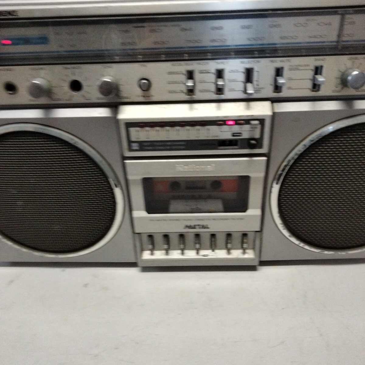 National RX-5080 ラジカセ ナショナル レトロ ラブコール ジャンク RX