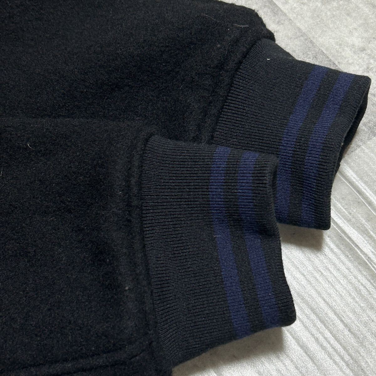 極美品☆ パパス PAPAS & SONS スタジャン【極上カシミヤ/ワッペン多数