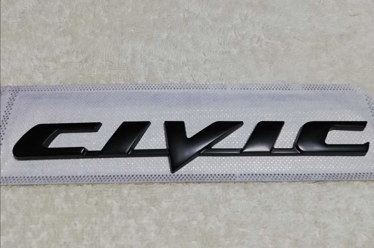 ★ CIVIC シビック 黒 エンブレム ★検） HONDA タイプR EK9 FD2 FD1 FK8 FK7 FK2 EP3 EG6 EK4 EF 無限 VTEC シャトル modulo SIR JDM USDM