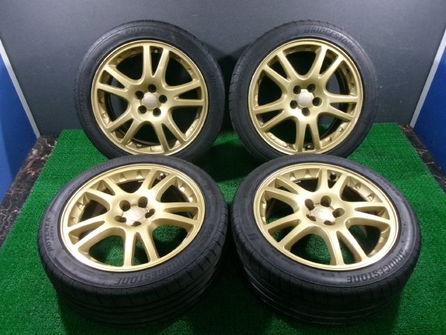 GDB B型 WRX STi インプレッサ 純正 17インチ アルミホイール 4本