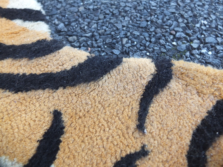 DULTON「Tiger rug」Made in India ダルトン タイガーデザイン ラグ