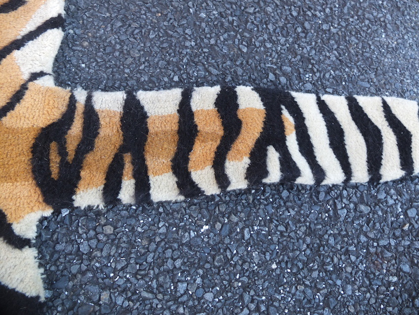 DULTON「Tiger rug」Made in India ダルトン タイガーデザイン ラグ