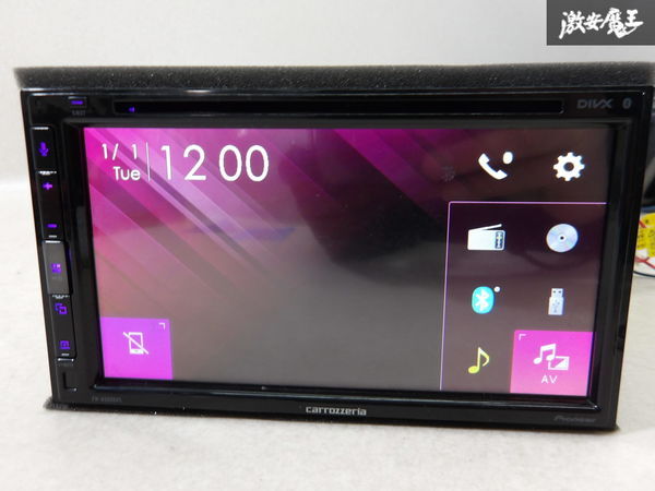 【保証付】パイオニア カロッツェリア FH-8500DVS ディスプレイオーディオ 6.8V型 ワイドVGAモニター DVD CD Bluetooth USB 即納 棚A-2_2