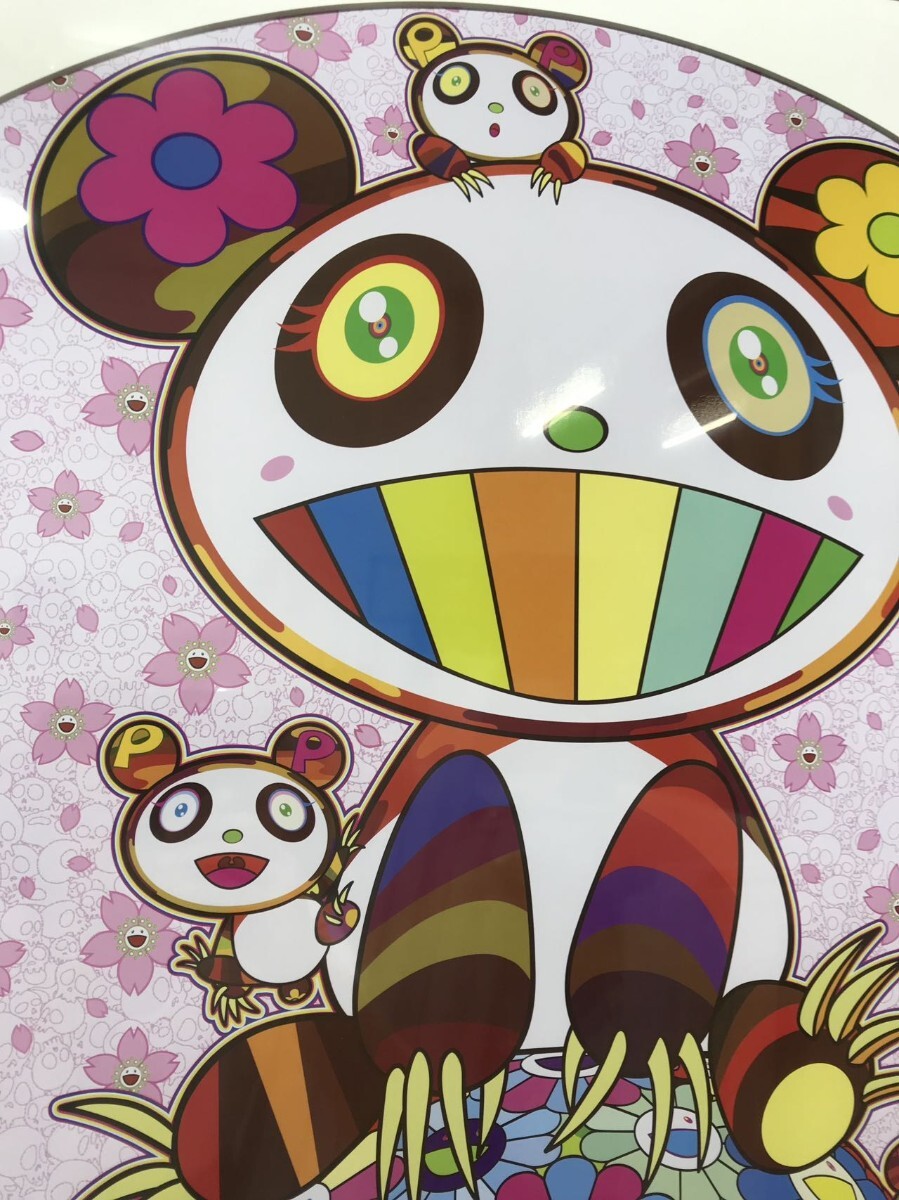 美品 サクラとパンダ 村上隆 Tonari no Zinagro ポスター ED300