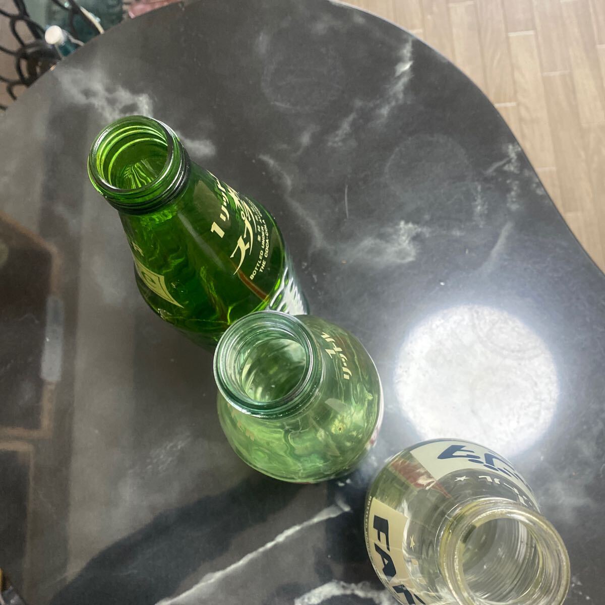 コカコーラ スプライト ファンタ 1L 瓶 ビン 昭和レトロ(コカ・コーラ