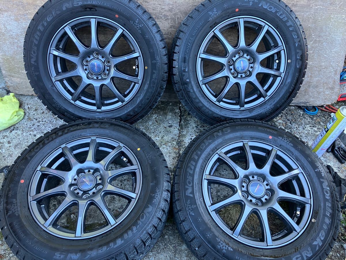 VELVA 15インチ 6J PCD100 5穴 ET43 ハブ径73 ノーストレックN5 195 