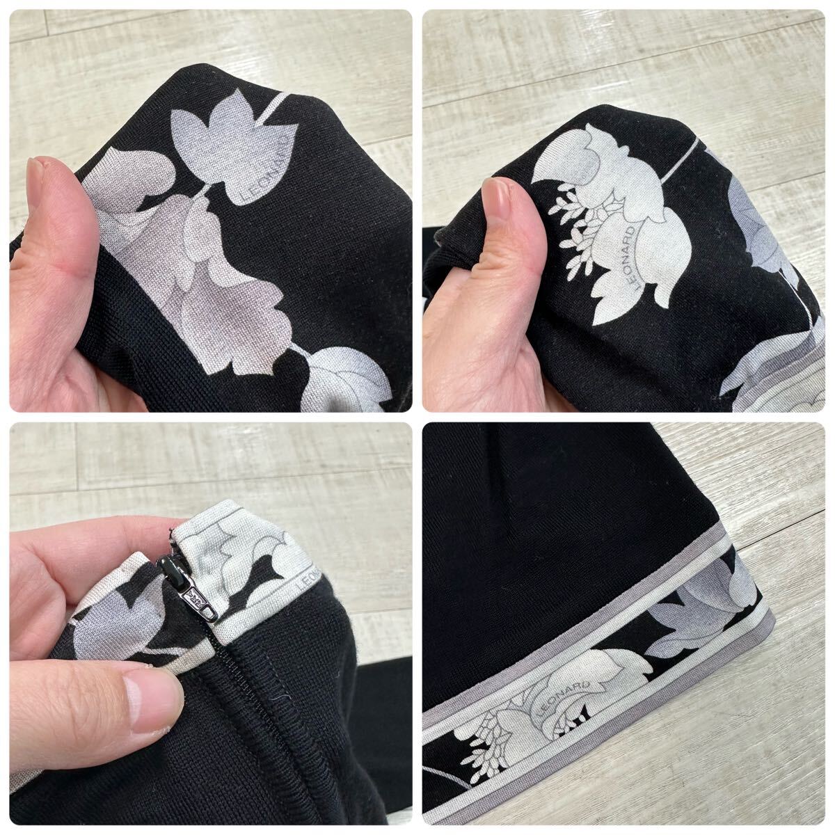 近年 モデル 良品 LEONARD FASHION レオナール ファッション ウール x 