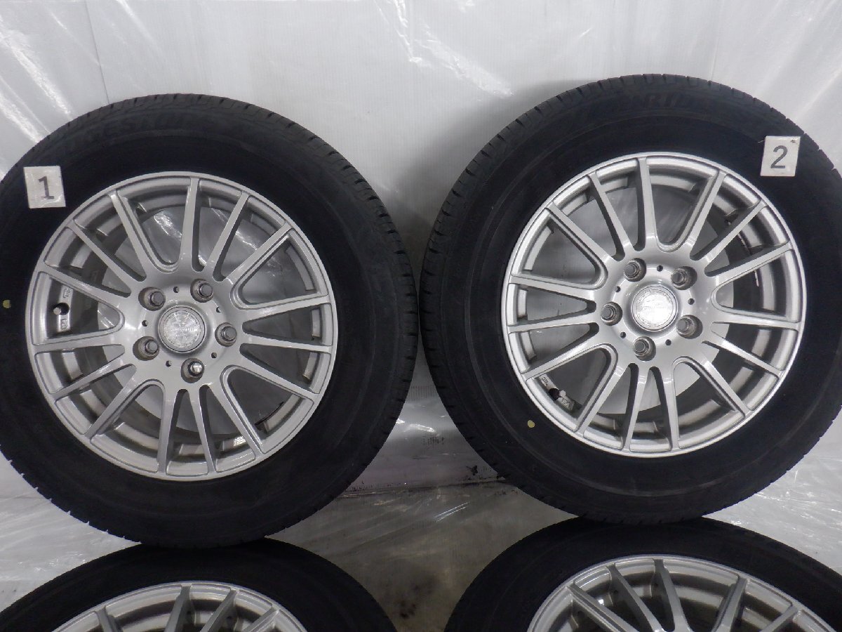 ☆タイヤ 21年製 バリ山 195/65R15 ブリヂストン☆ 5H 114.3 6J +53 15