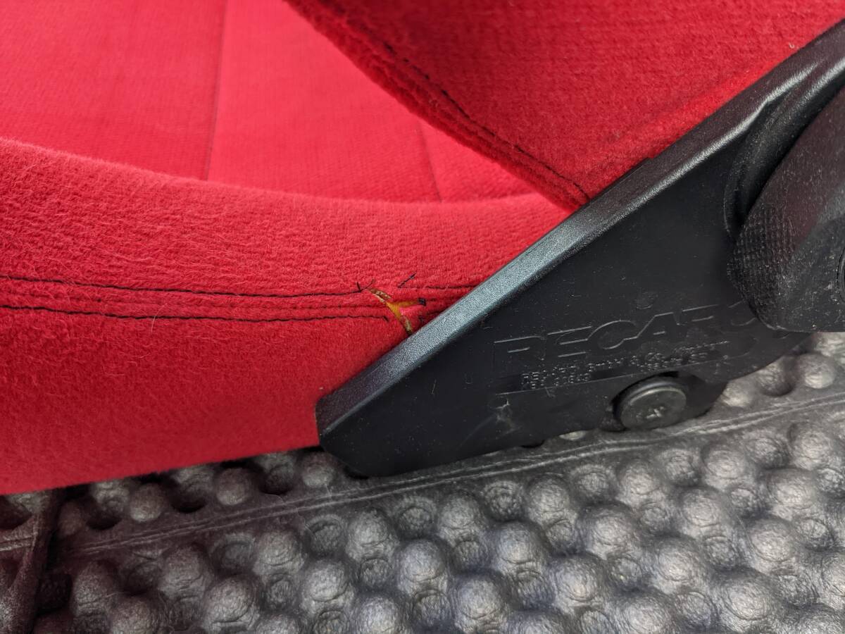 1円】希少な欧州限定モデル！RECARO SR-3 ミレニアム レッド 破れなし2 