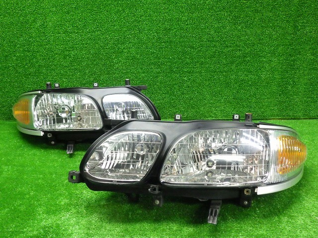 ★コーティング　綺麗　TCR10/20　CXR10/20　エスティマ　エミーナ　ルシーダ　後期　ヘッドライト　左右　ハロゲン　28-106　241219110