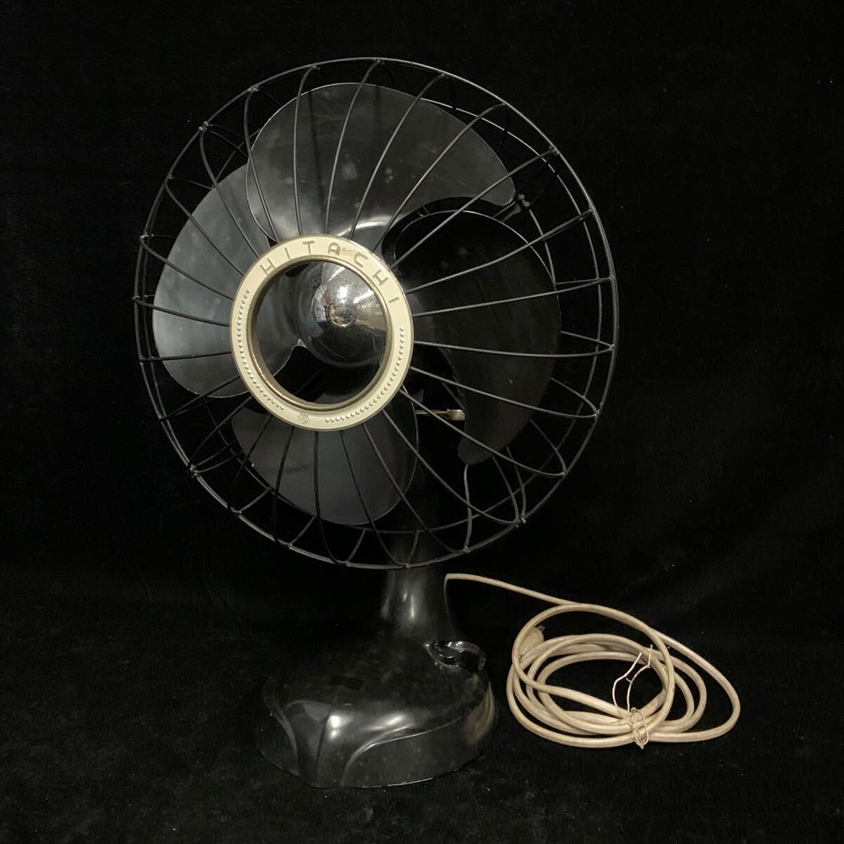 A.C. DESK HITACHI 日立 FAN 昭和レトロ 卓上扇風機 M-6034D 扇風機 