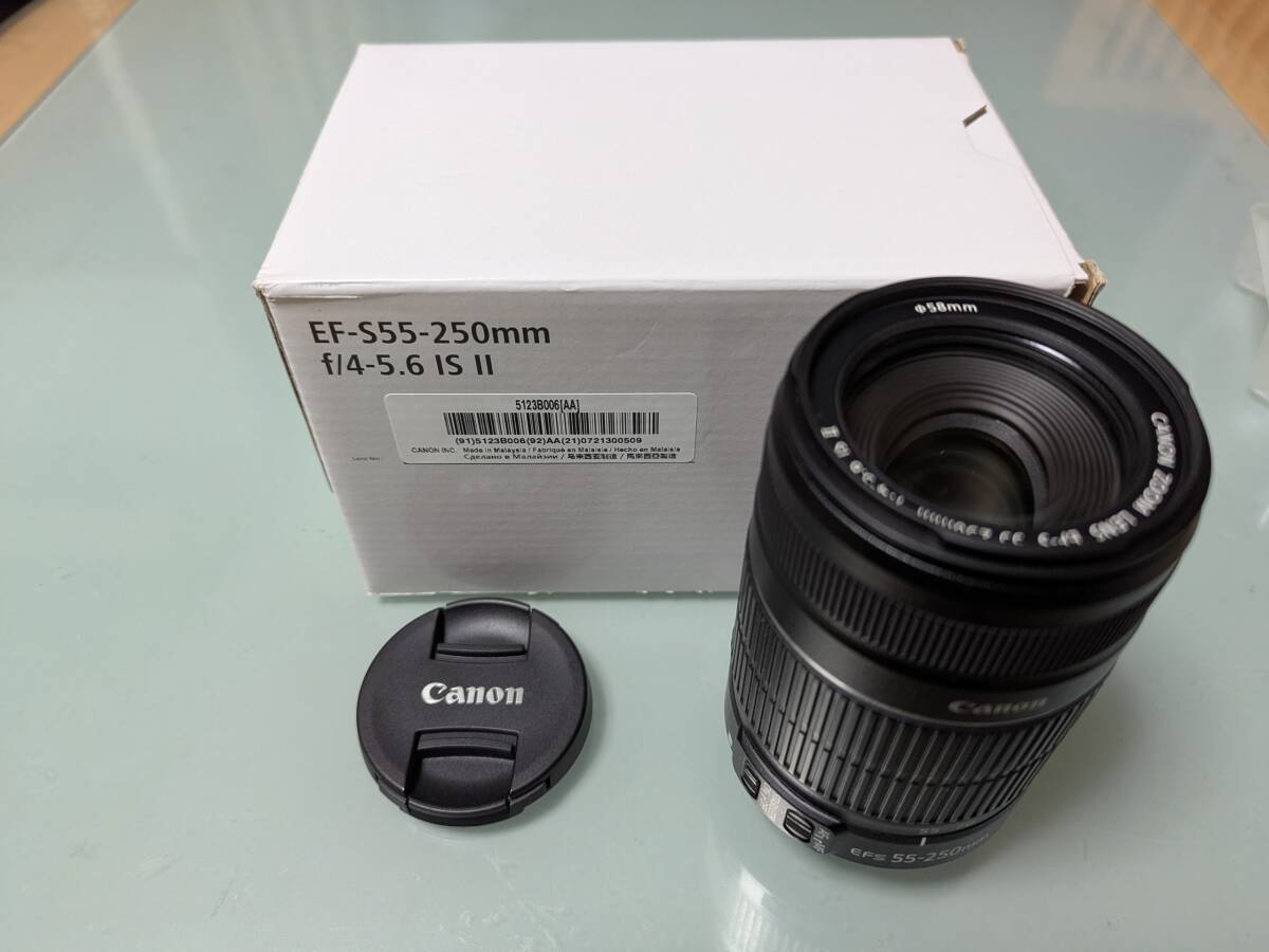Canon キャノン EF-S EFS 55-250mm f/4-5.6 IS ll 2型 Zoom Lens 
