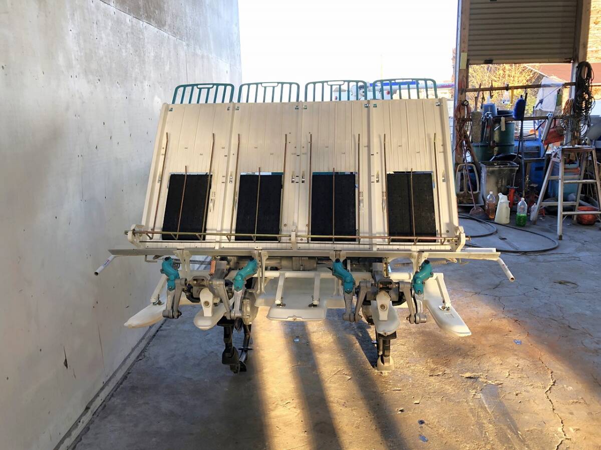 【三重県津市】使用少なめ・清掃・整備済み クボタ 田植機 JC4 状態良好 4条植え リコイル クランク 無段変速 軽トラ_8