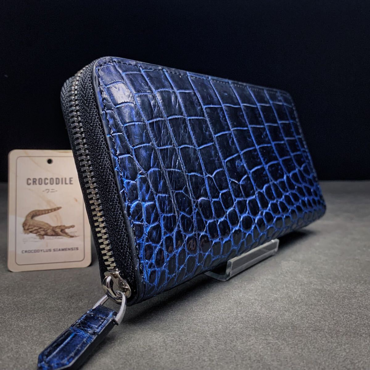 ★VAN JAC ヴァンヂャケット 牛革×メルトン異種素材の組み合わせ!! 定番アーチロゴ刺繍 ロングウォレット ブラック★