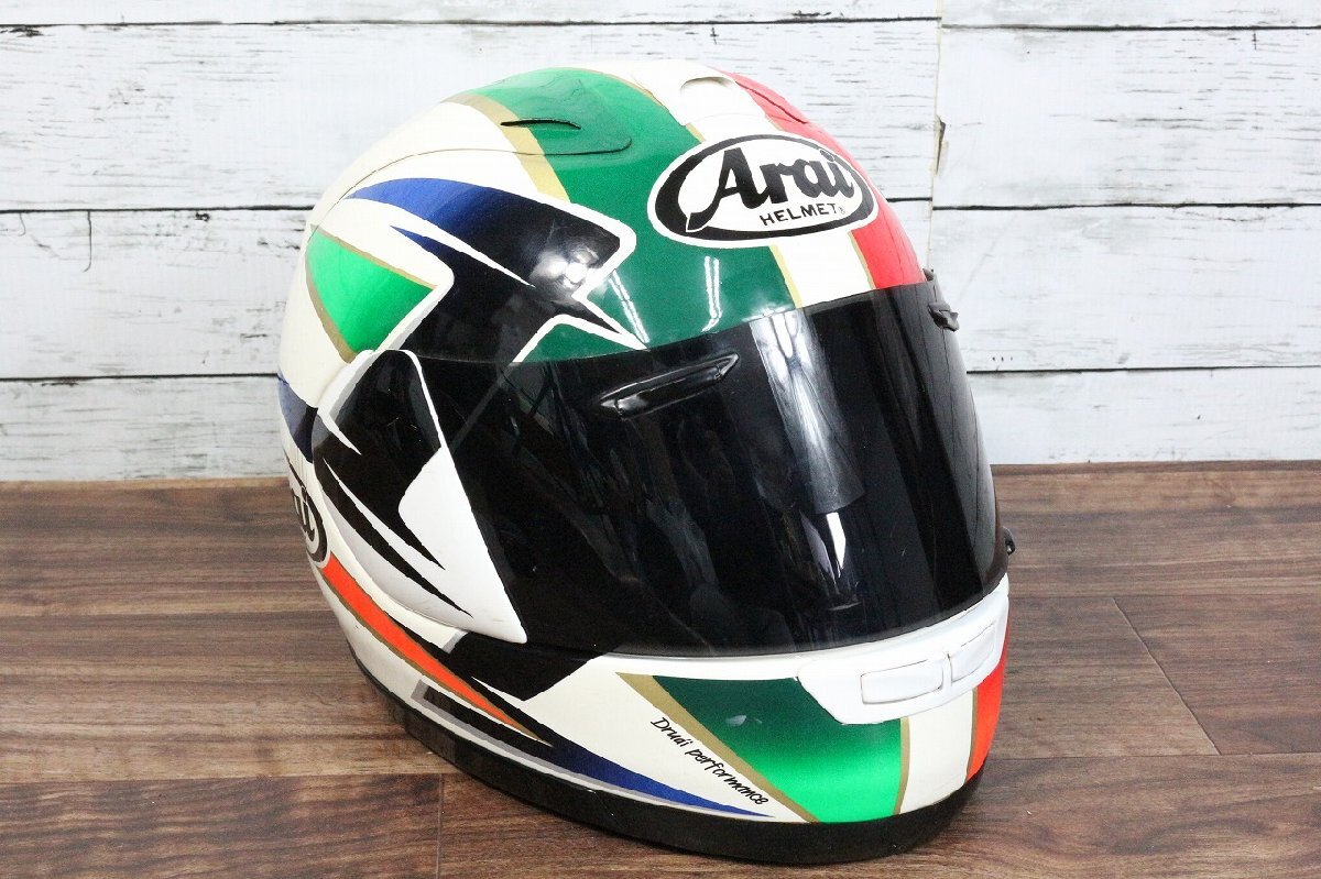 ト長】 Arai アライ RX-7 RRR ルカ・カダローラ レプリカ ヘルメット