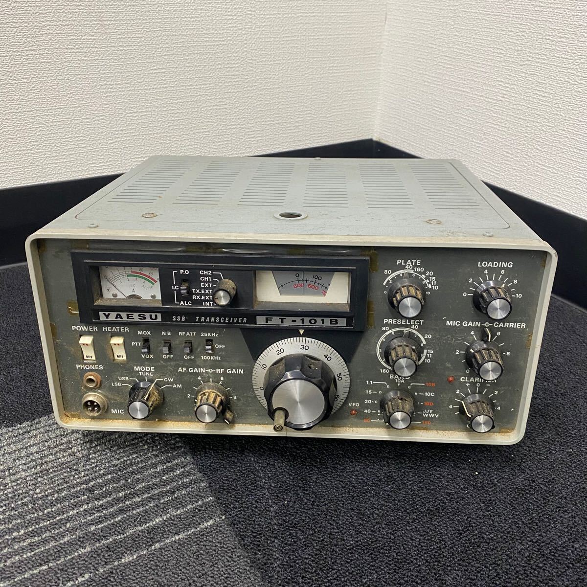 1円〜 12S YAESU FT-101B 八重洲無線 ヤエス トランシーバー 動作