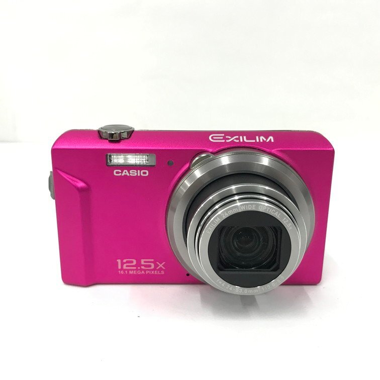 EXILIM コンパクトデジタルカメラ カシオ CASIO EX-Z550 レッド 中古 