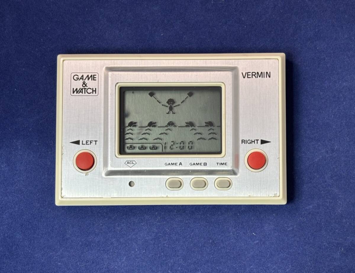 任天堂 バーミン ゲームウォッチ VERMIN Yahoo!オークション 