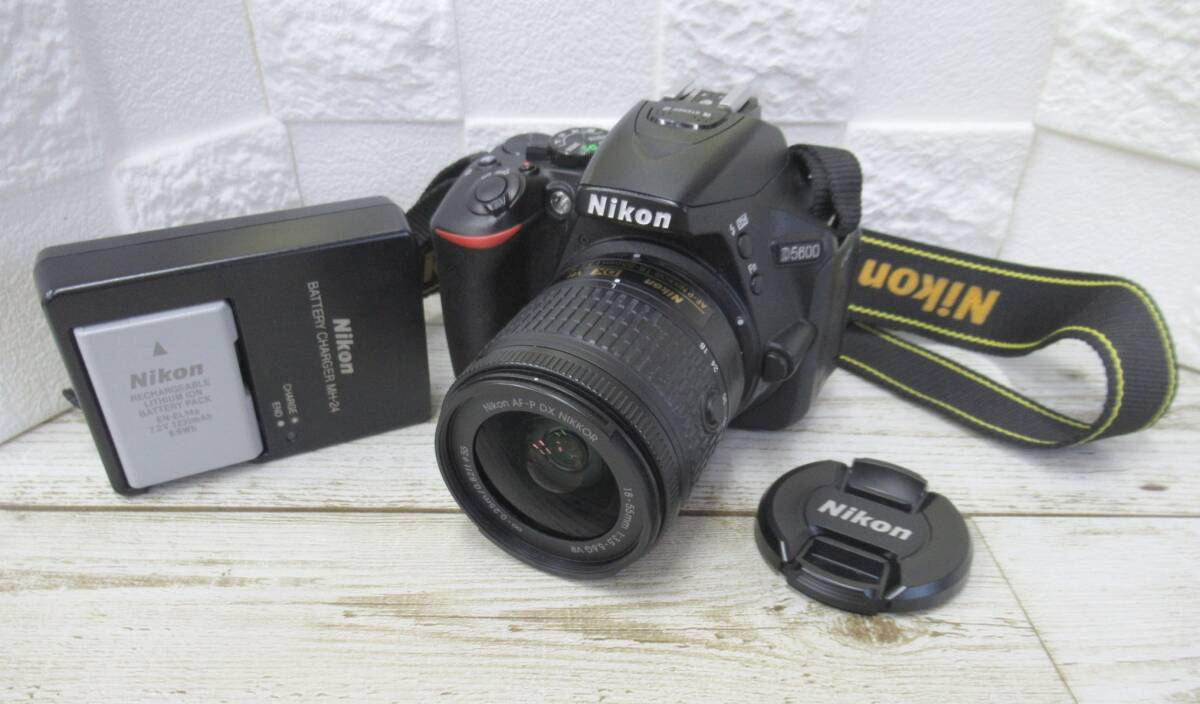 12J615SZ◎Nikon ニコン D5600 デジカメ / AF-P DX NIKKOR 18-55mm 1 