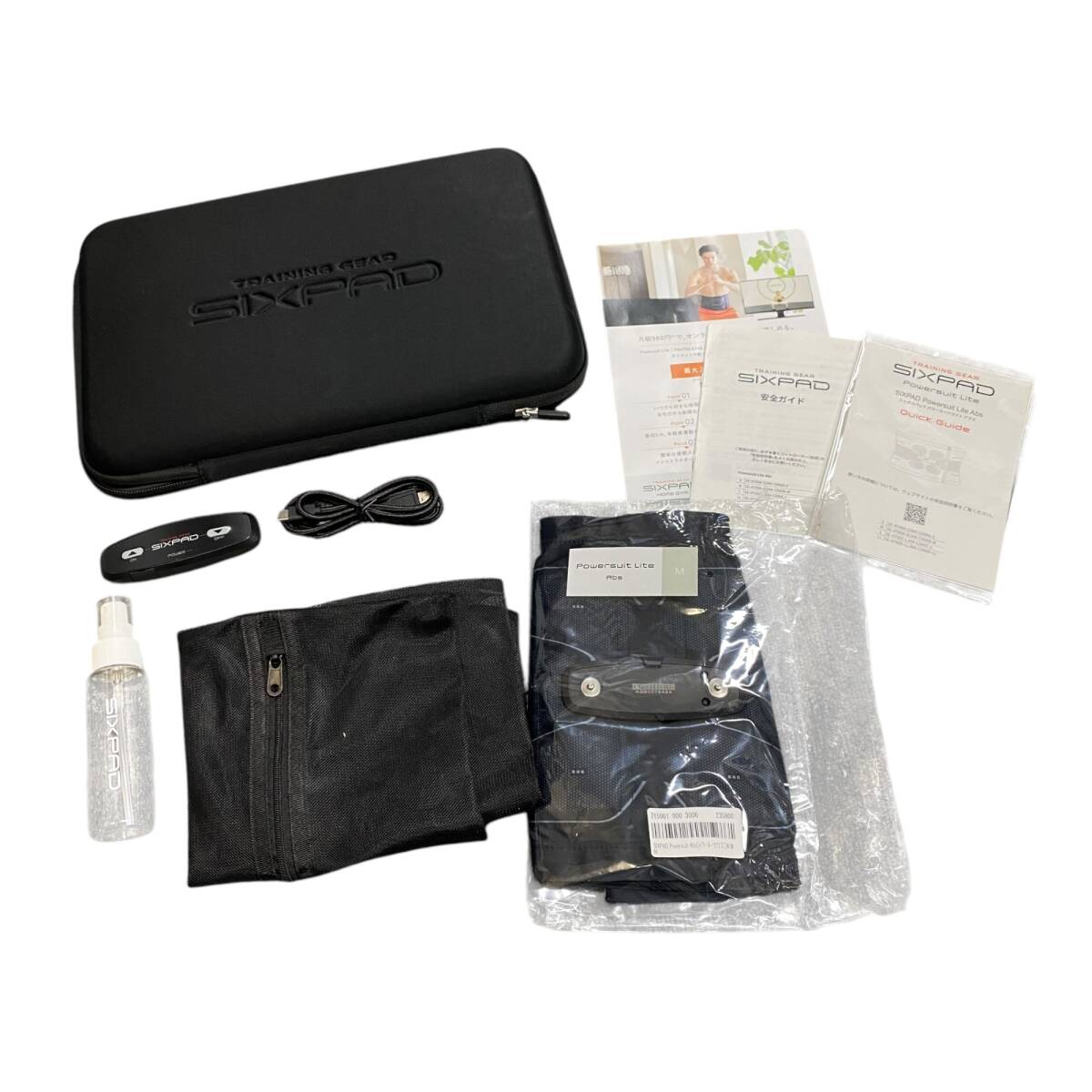 中古品】 MTG SIXPAD Powersuit Lite Abs シックスパッド パワースーツ 