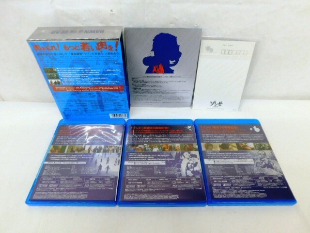 M322☆ゾンビ Blu-ray BOX DAWN OF THE DED 3枚組 制作35周年記念究極