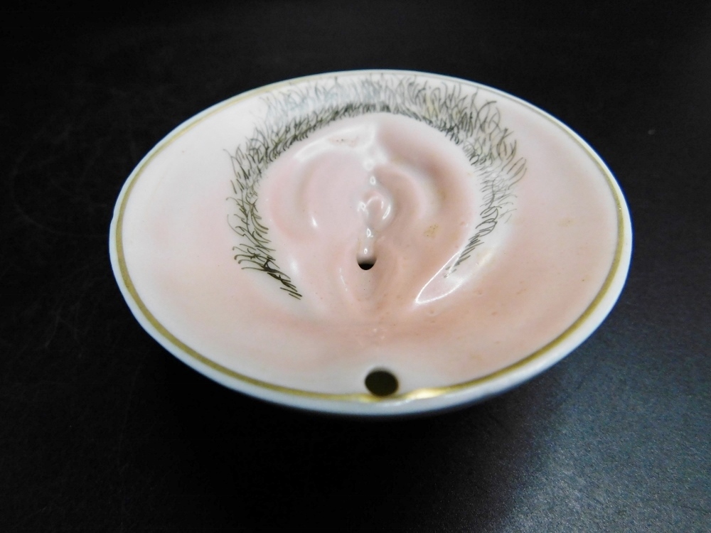 大珍品 春畫 酒杯 陶磁器 水滴 杯型 酒器 笑物 女性生殖器 書