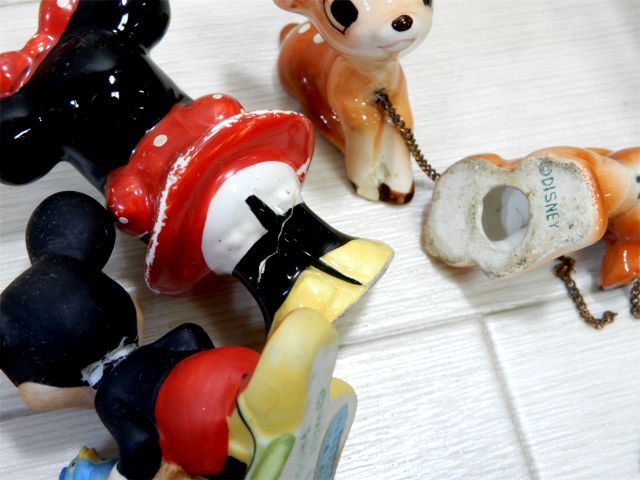 まとめ売り! ディズニー 写真立て 陶器製 フィギュア 他 ミッキー