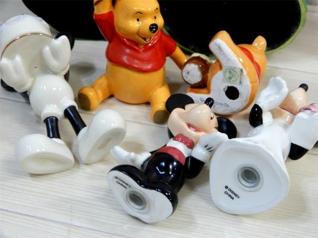 まとめ売り! ディズニー 写真立て 陶器製 フィギュア 他 ミッキー