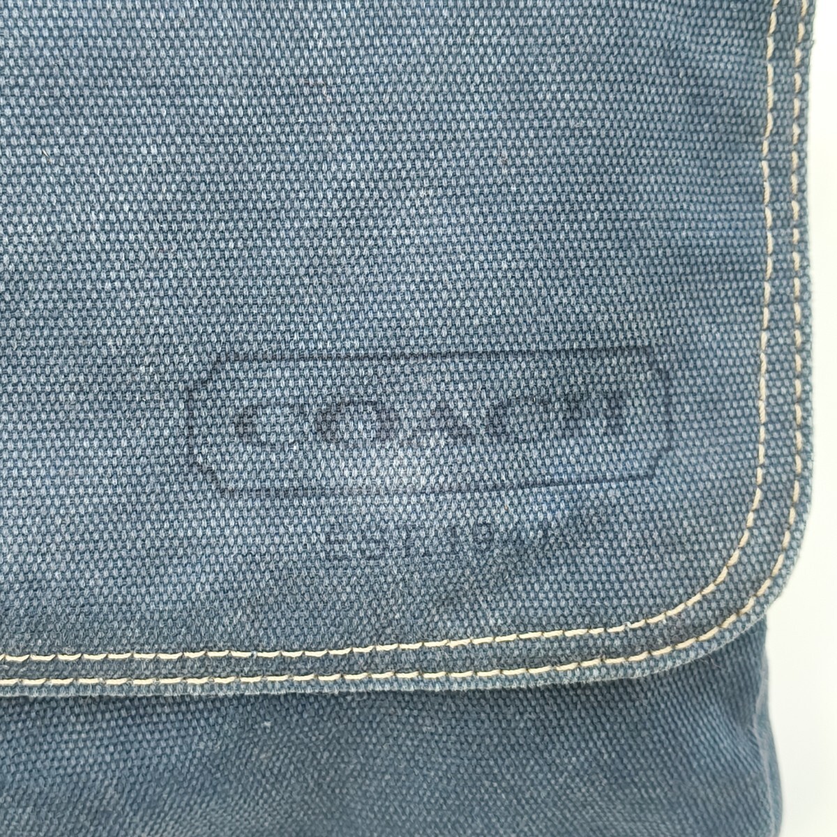 希少!!入手困難 デニム 大容量】COACH コーチ メッセンジャーバッグ 