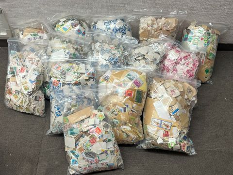 大量使用済切手　約10キロ 日本切手 使用済み切手 大量 10キロ以上 日本切手 2026年最新Yahoo